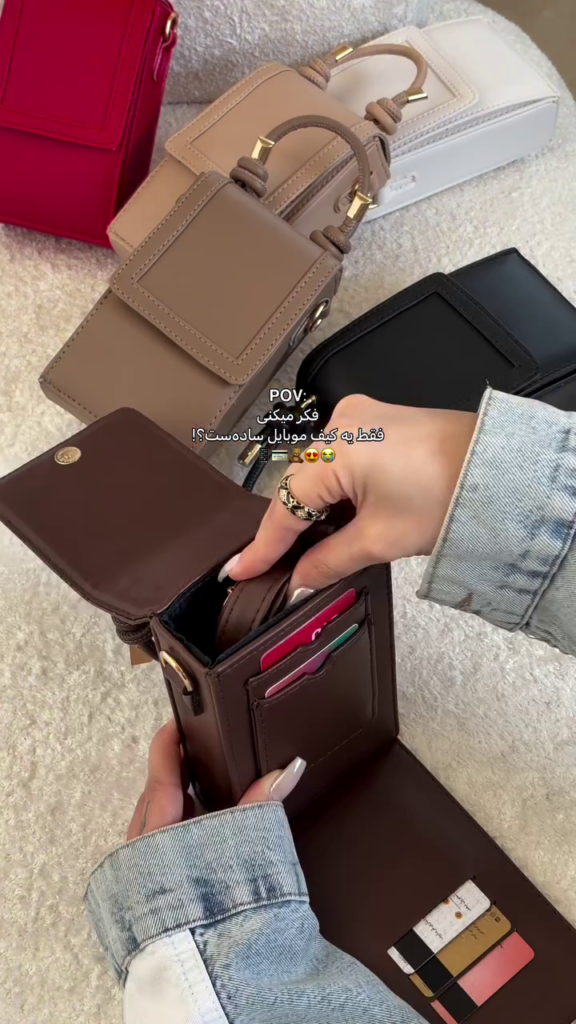 Minimalist Box Style Handbag with Gold-Tone Hardware and Detachable Shoulder Strap - Photo 3