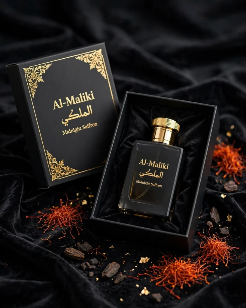 Al-Maliki Artisanal Eau de Parfum Collection – Available in Midnight Saffron & Leather Noir - Photo 2